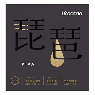 D'Addarioダダリオ PIPA01 ipa Strings Medium Tension 17-39 琵琶弦