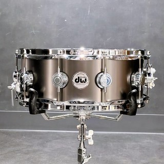 dw DRVD5514SVCBK [Collector's Satin Black over Brass Snare 14''x5.5'']【店頭展示特価品】