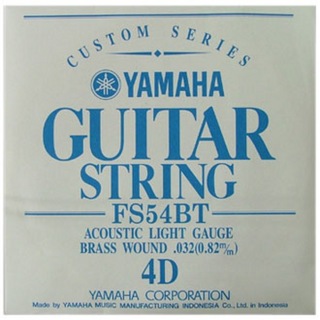 YAMAHAFS54BT アコースティックギター用 バラ弦 4弦×6本