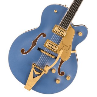 Gretsch Falcon Hollow Body with String-Thru Bigsby and Gold Hardware Ebony Fingerboard Cerulean Smoke グレッ