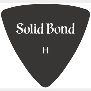 Solid BondTriangle Pick 1 Black Heavy PR1-BKH