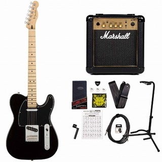 FenderPlayer Series Telecaster Black Maple  MarshallMG10アンプ付属エレキギター初心者セット【WEBSHOP】