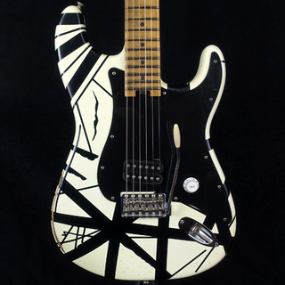 EVH Striped Series '78 Eruption White with/Black Stripes Relic 2022