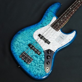 Fender 2024 Collection Made in Japan Hybrid II Jazz Bass QMT Rosewood Fingerboard Aquamarine 【横浜店】