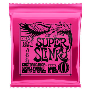 ERNIE BALL アーニーボール 【2セット】 ERNIE BALL 09-42 Super Slinky (2223) エレキギター弦