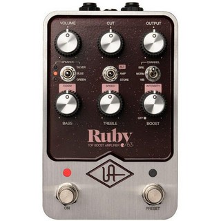 Universal Audio期間限定！「特別価格」プロモーションUAFX Ruby '63 Top Boost Amplifier