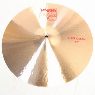 PAiSTe 2002 THIN CRASH 17インチ 1126g パイステ クラッシュシンバル【池袋店】