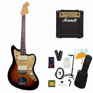 Fender ISHIBASHI FSR MIJ Traditional 60S Jazzmaster 3ToneSunburst Slab Rosewood FB With Anodized PG Marshal