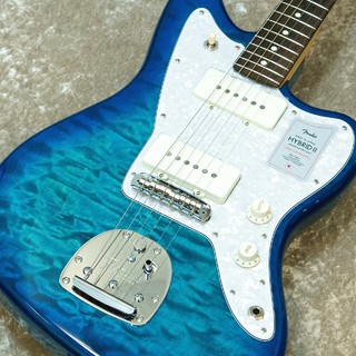 Fender2024 Collection Made in Japan Hybrid II Jazzmaster QMT -Quilt Aquamarine-【#JD24004378】