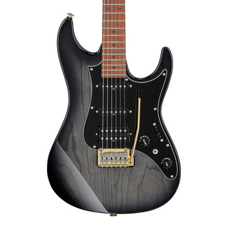 Ibanezが、アッシュ・ボディにSSHピックアップをレイアウトした