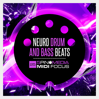 5PIN MEDIA MIDI FOCUS - NEURO DRUM & BASS BEATS
