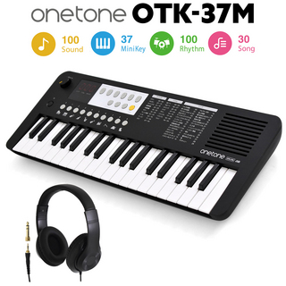 onetone OTK-37M BK 37鍵盤 ヘッドホンセット