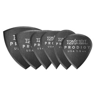 ERNIE BALL アーニーボール 9342 1.5mm Black Multipack Prodigy Picks 6-pack ギターピック