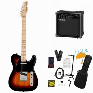 Squier by Fender Affinity Series Telecaster Maple FB BK PG 3-Color Sunburst エレキギター YAMAHA GA15IIアンプ付属初心