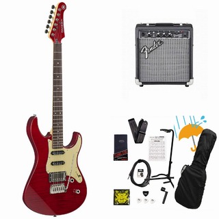 YAMAHA Pacifica612VIIFMX FRD(ファイヤードレッド) エレキギター パシフィカ PAC612V2 Fender 10Wアンプ付属エレ