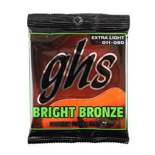 ghsBright Bronze BB20X 11-50 アコースティックギター弦×3 セット