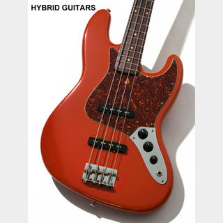 Fender Custom Shop MBS 1961 Jazz Bass Matching Head Fiesta Red Master Built by Mark Kendrick 2004