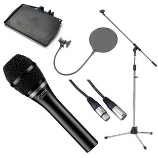 Audix OMX-T [豪華3点セット + 楽ラック(譜面台ラック) セット] ダイナミックマイ ク【WEBSHOP】