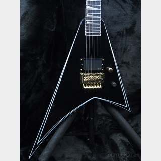 JacksonConcept Series Limited Edition Rhoads RR24 FR 1H -Black with White Pinstripes-【With Active Boost】