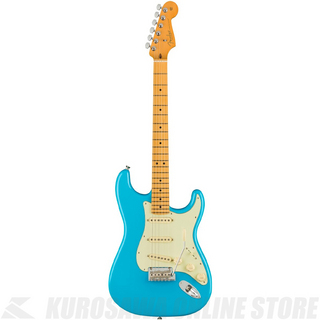 FenderAmerican Professional II Stratocaster, Maple, Miami Blue 【小物プレゼント】(ご予約受付中)