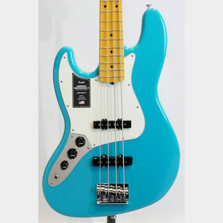 Fender American Professional II Jazz Bass Left-Hand Miami Blue / Maple
