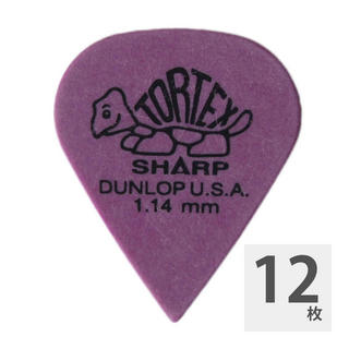 Jim Dunlop 412 TORTEX SHARP 1.14×12枚 ピック