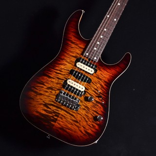 T's Guitars DST-Pro24-Type2,Quilt Tiger Eye Burst【現品画像】 【ティーズギター】