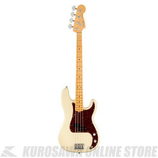 FenderAmerican Professional II Precision Bass, Maple, Olympic White 【小物プレゼント】(ご予約受付中)