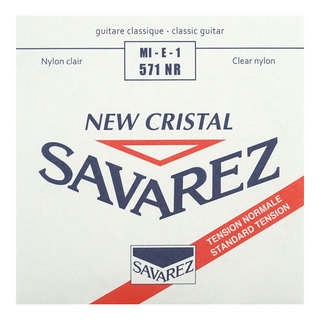SAVAREZ 571NR NEW CRISTAL Normal tension クラシックギター弦 1弦 バラ弦