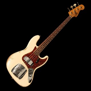 Fender Custom Shop1961 Jazz Bass Heavy Relic (Super Faded Aged Shell Pink - Non Matching Headstock)