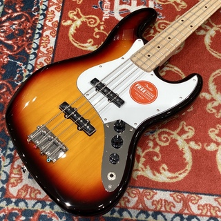 Squier by FenderAffinity Series Jazz Bass Maple Fingerboard White Pickguard 3-Color Sunburst【現物写真】