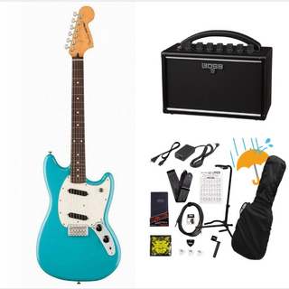 Fender Player II Mustang Rosewood FB Aquatone Blue BOSS KATANA MINI アンプ付き13点セット！