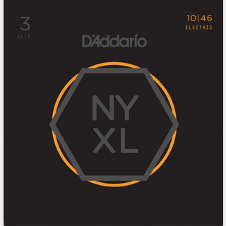 D'Addario ダダリオ NYXL1046-3P Nickel Wound Regular Light エレキギター弦 3セットパック×2パック（6SET）