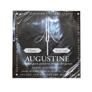 AUGUSTINE BLACK 3st クラシックギター弦 バラ弦