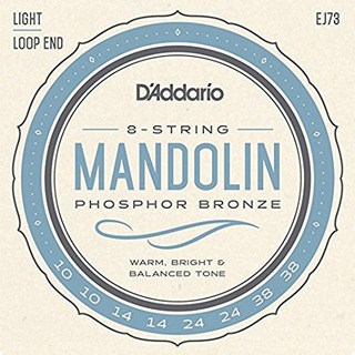 D'AddarioEJ73 フォスファーブロンズ 10-38 ライト Mandolinフラットマンドリン弦