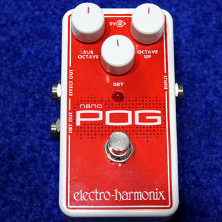 Electro-Harmonix NANO POG Polyphonic Octave Generator エフェクター オクターバー です