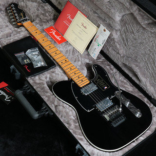 Fender American Ultra Luxe Telecaster Floyd Rose HH Maple Fingerboard Mystic Black [3.90kg]【池袋店】