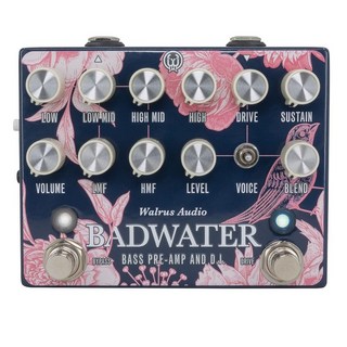 WALRUS AUDIO Badwater Bass Pre-amp and D.I. Floral Series 2024 [WAL-BADW/FLO]