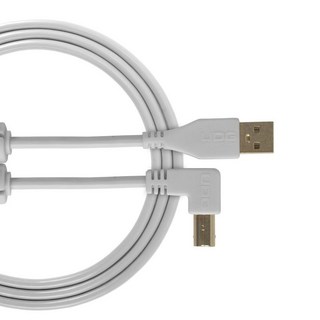 UDGUltimate Audio Cable USB 2.0 A-B White Angled 2m 【本数限定USBケーブル特価】