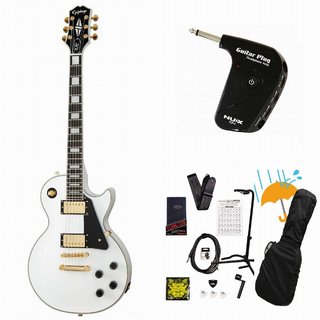 Epiphone Inspired by Gibson Les Paul Custom Alpine White エレキギター レスポール カスタム 入門 初心者 GP-1ア