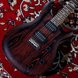 Paul Reed Smith(PRS) SE SWAMP ASH CE24 Ｓａｎｄｂｌａｓｔｅｄ　Ｒｅｄ【チョイ傷特価】