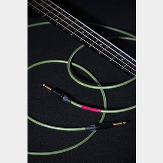 KAMINARIElectric Bass Cable 2 K-BC2-3SS 3m SS 鶯 -UGUISU- ケーブル カミナリ【新宿店】