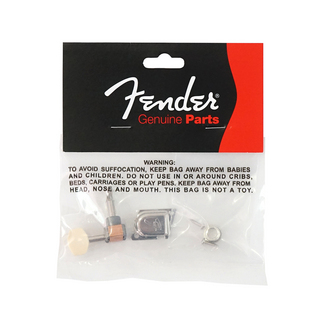 Fenderフェンダー 65 Mustang Reissue Tuner Nickel with Cream Buttons ギターペグ 1個