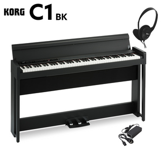 KORG C1 BK ブラック 電子ピアノ／スタイリッシュ88鍵盤