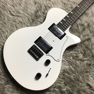 RYOGAHORNET White エレキギター ハムバッカー ベイクドメイプルネック