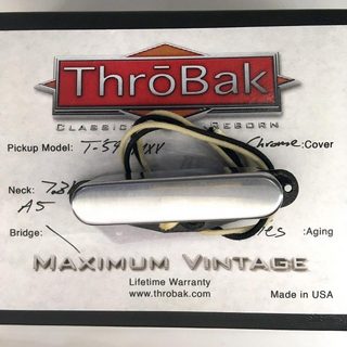 ThroBak T-59 MXV - ThroBak Tele Guitar Pickup / Neck / Aged Chrome