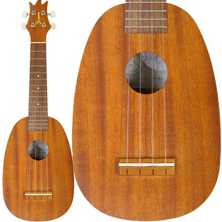 Famous FS-2PG ソプラノウクレレ パイナップルシェイプ マホガニー ギアペグFS2PG