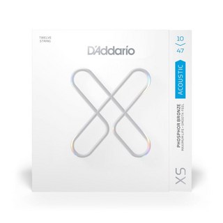 D'Addario 【PREMIUM OUTLET SALE】 XS PB 12-String Light　.010-.047　(XSAPB1047-12)