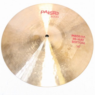 PAiSTe 3000 Medium Hihat Bottom 14" 1118g パイステ ハイハットシンバル ボトムのみ【池袋店】