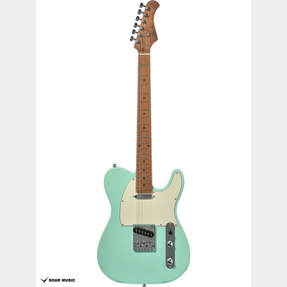 バッカス BTE-1DX ステンレスフレットのテレキャスタータイプ Bacchus BTE-1DX RSM/M SFB (Sea Foam Blue) ユニバースシリーズ